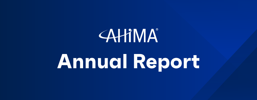 AHIMA Annual report icon