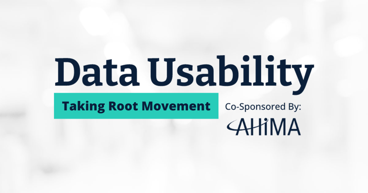 Data Usability Taking Root Movement