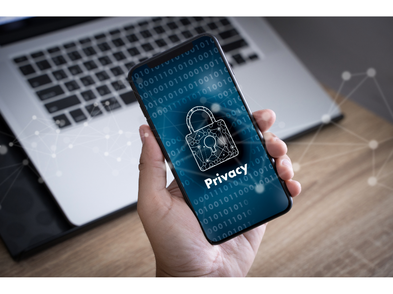 A person responding to Privacy concerns